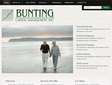 Tablet Screenshot of buntingcapital.com